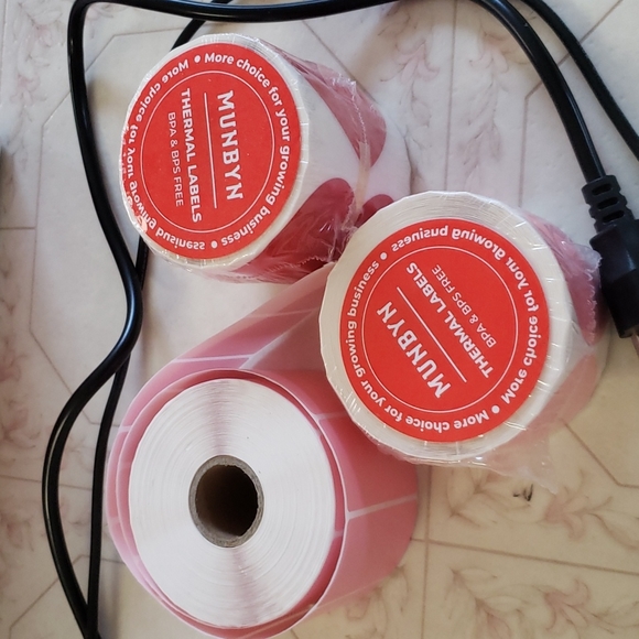 Sticker Printer Muynbyn Pink Sticker Label Maker Sticker Sheet Red Heart Labels - Picture 9 of 16